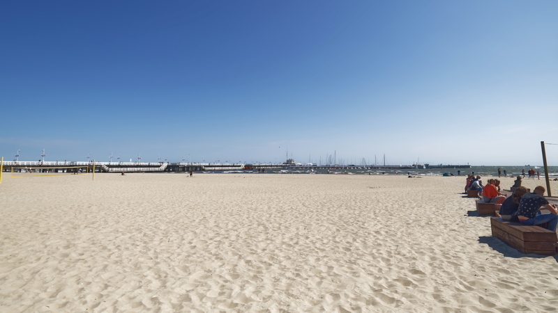 18 Scene from Sopot Beach in Poland